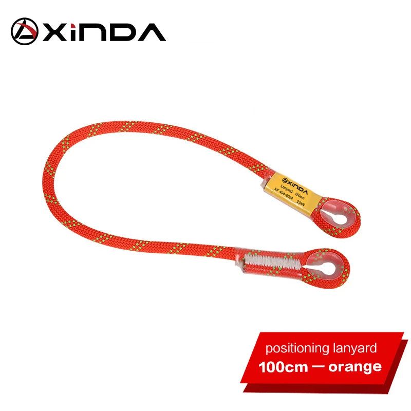 Xinda Professional Rock Climbing 10.5mm Static Lanyard Protective Eye-to-eye Sling Mountaineering Equipment