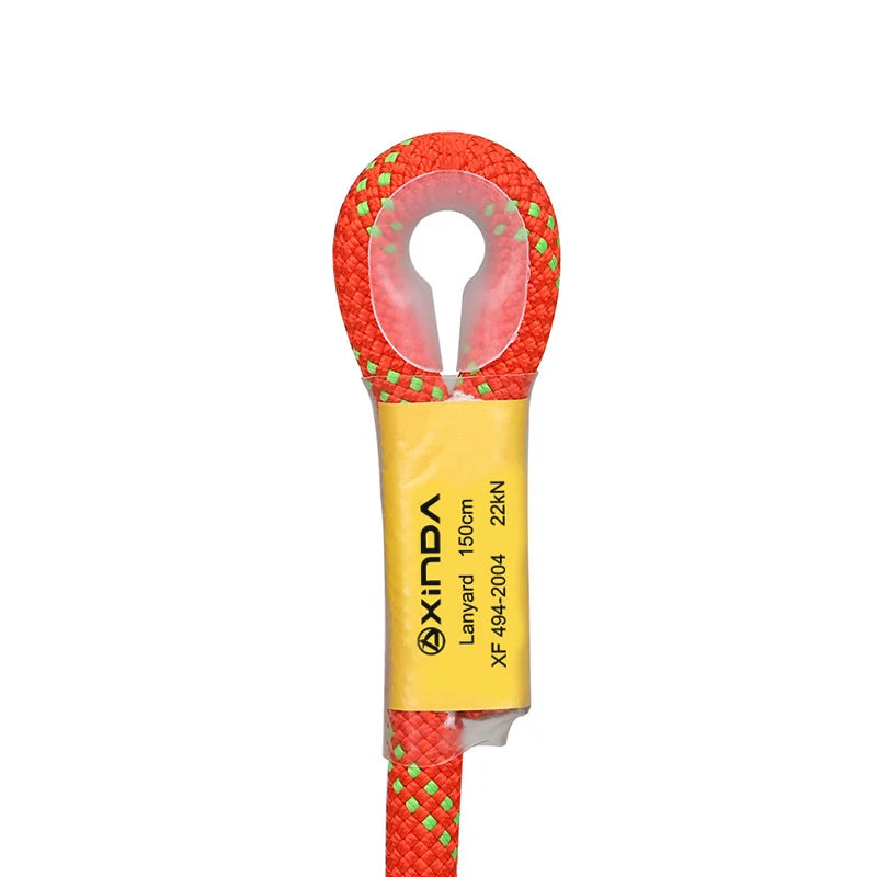 Xinda Professional Rock Climbing 10.5mm Static Lanyard Protective Eye-to-eye Sling Mountaineering Equipment
