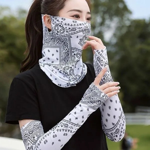 Cycling Mask for Men Women Outdoor UV Protection Mask Hiking Camping Running Fishing Neck Cover Bike Motorcycle Face Magic Scarf