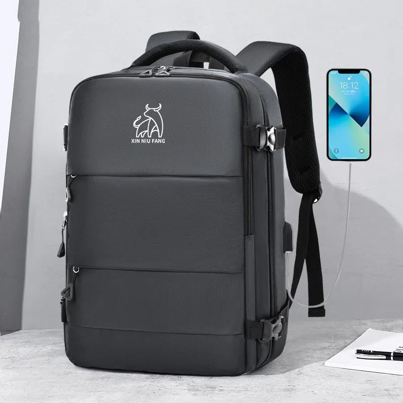 50L Large Capacity Hiking Backpack Waterproof Outdoor Camping Travel Mountaineering Bag for Men Women