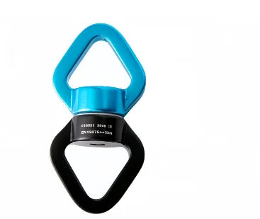 Outdoor Rock Climb Carabiner 30KN Yoga Swivel Connector Universal Gimbal Ring Swing Hammock Rope Swivel Rotational Connector