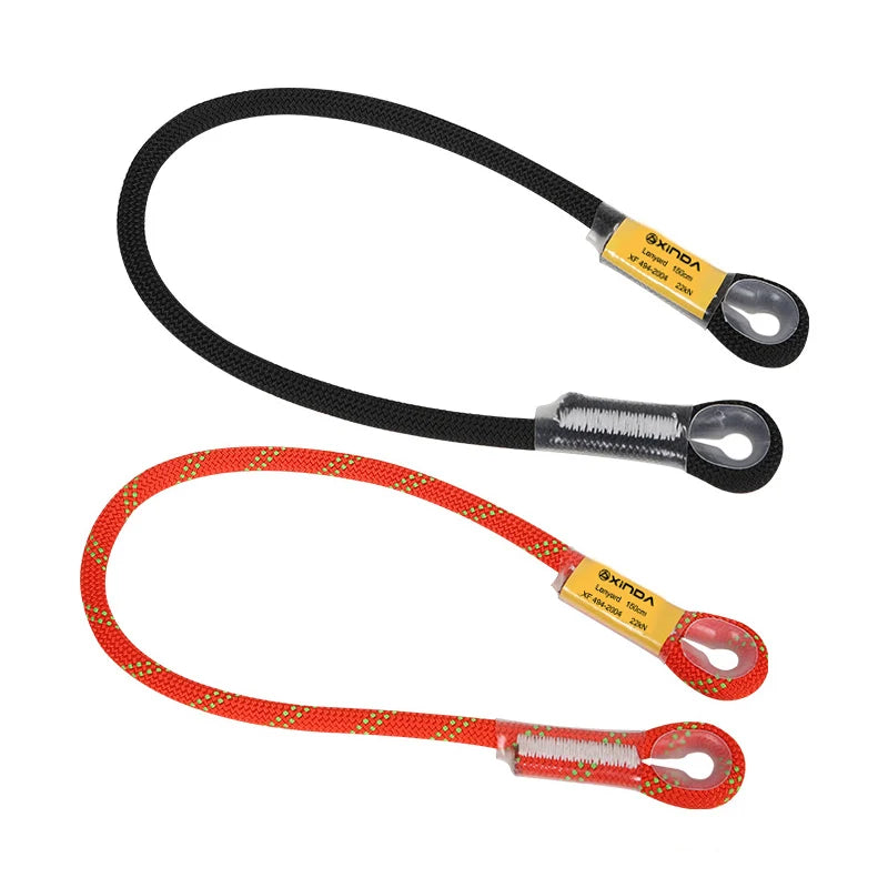 Xinda Professional Rock Climbing 10.5mm Static Lanyard Protective Eye-to-eye Sling Mountaineering Equipment
