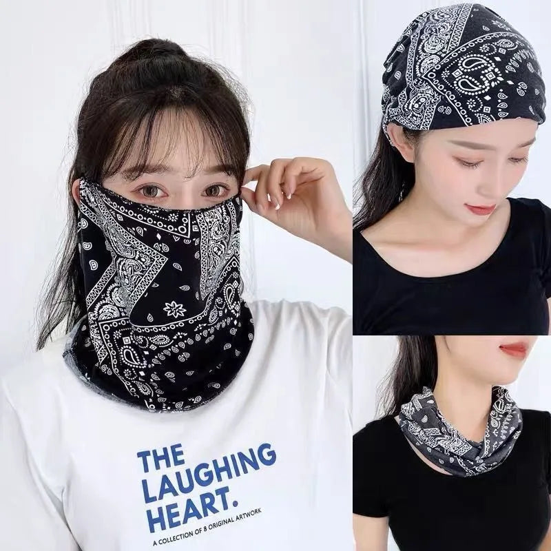 Cycling Mask for Men Women Outdoor UV Protection Mask Hiking Camping Running Fishing Neck Cover Bike Motorcycle Face Magic Scarf