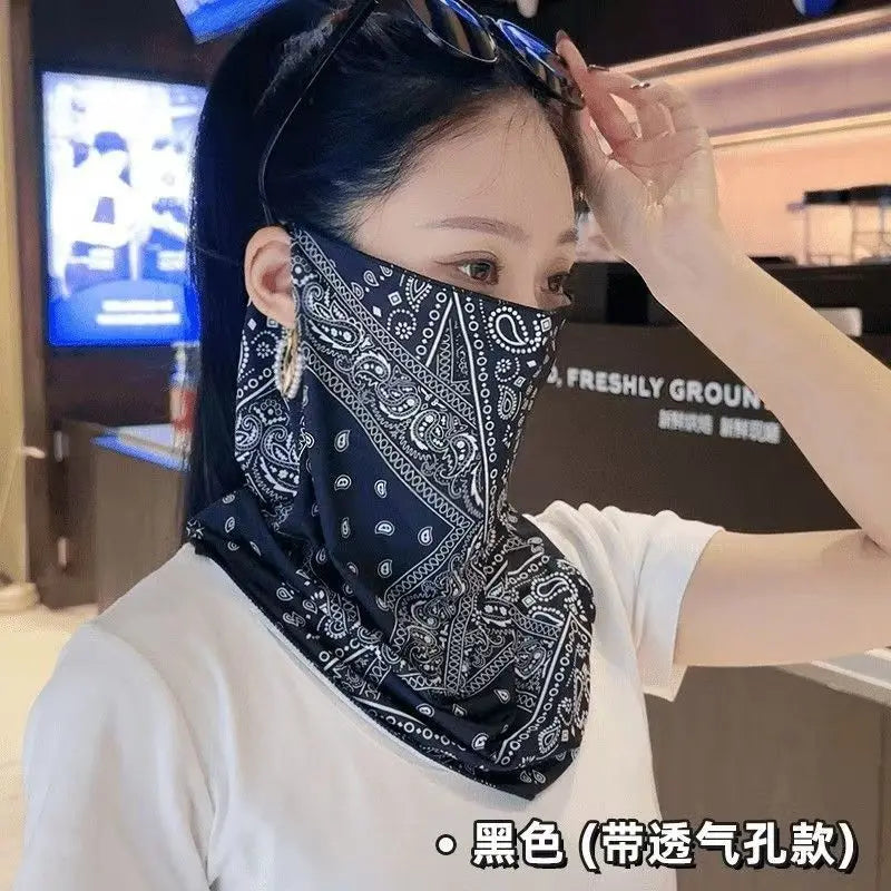 Cycling Mask for Men Women Outdoor UV Protection Mask Hiking Camping Running Fishing Neck Cover Bike Motorcycle Face Magic Scarf