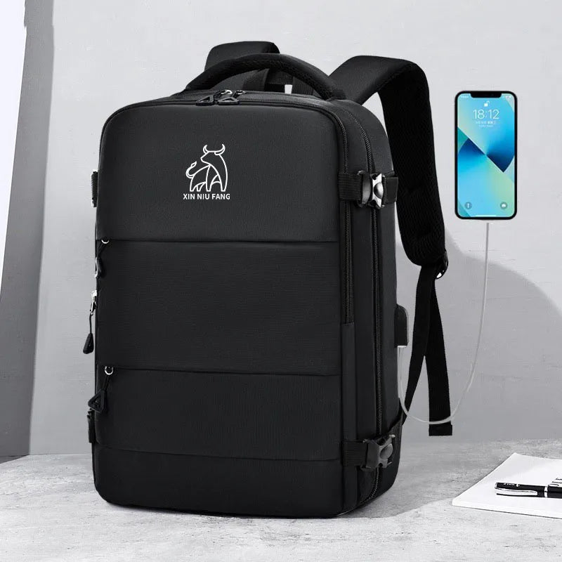 50L Large Capacity Hiking Backpack Waterproof Outdoor Camping Travel Mountaineering Bag for Men Women